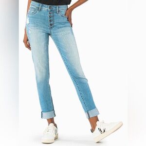 KUT from the Kloth Catherine High Waist Boyfriend Jeans size: 12